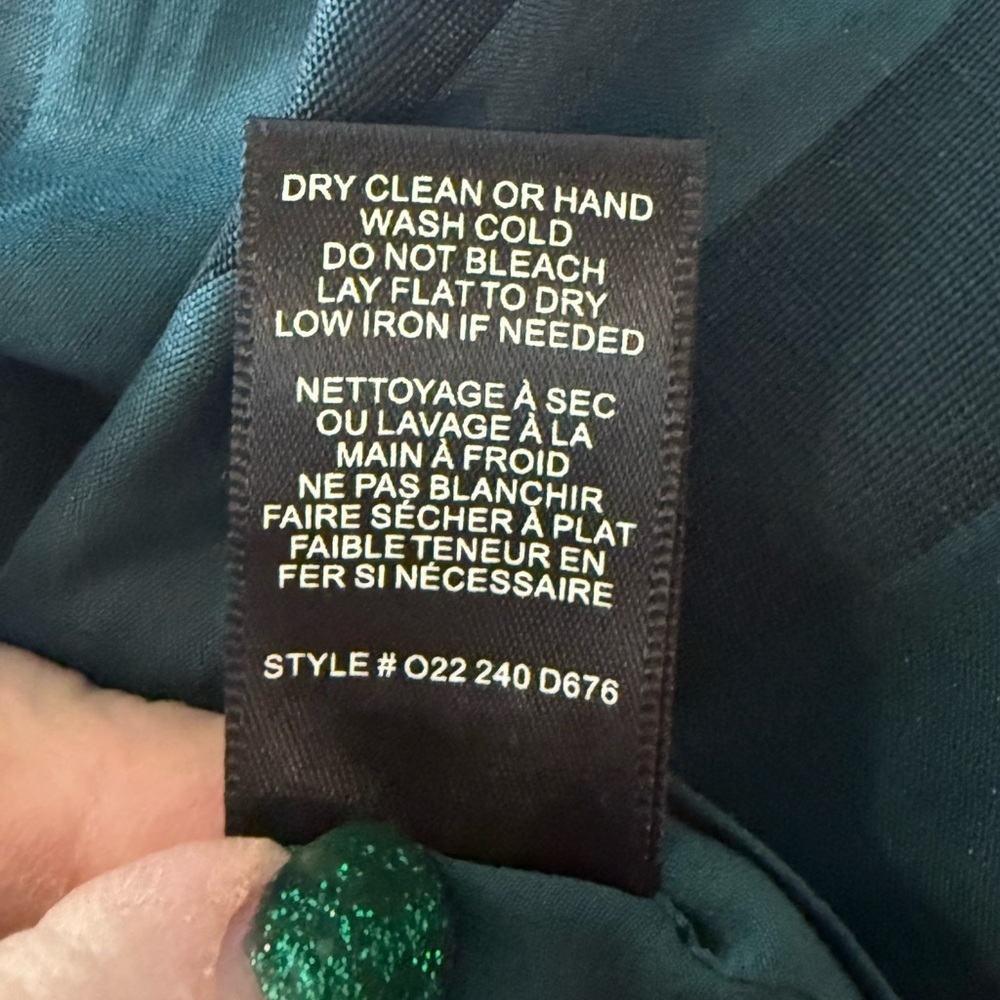 Rebecca Taylor Forest Green Eyelash Striped Skater Skirt Mini Dress-Size 4 NWT - Picture 14 of 15